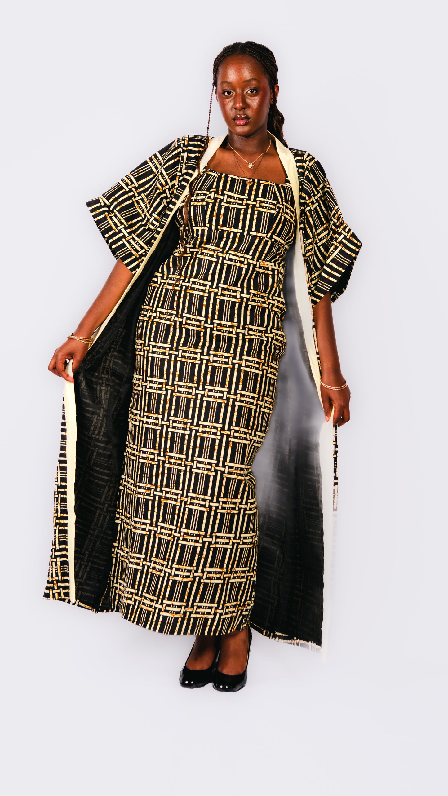 Anais 2-piece Sleeveless Dress With Kimono