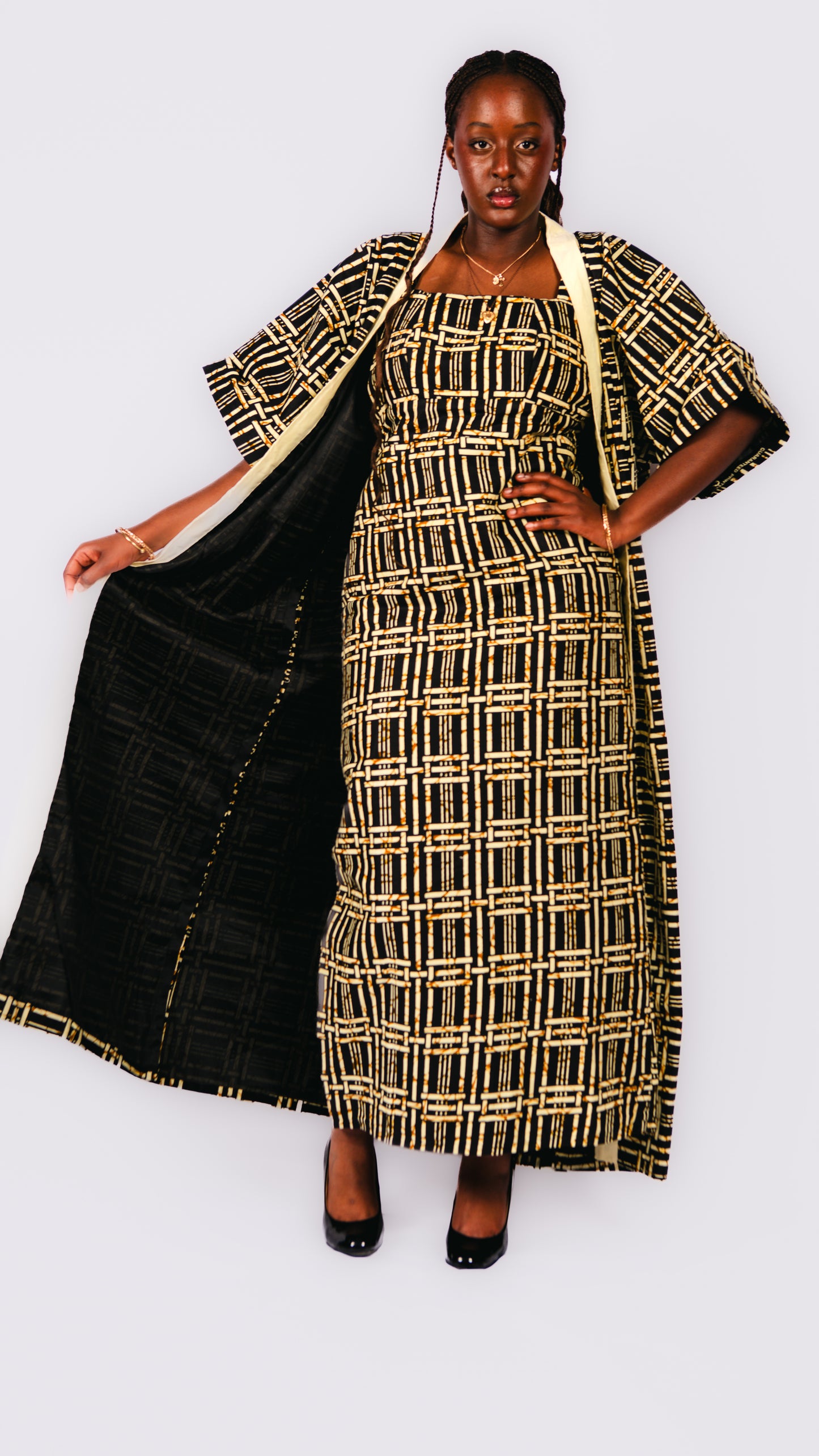 Anais 2-piece Sleeveless Dress With Kimono