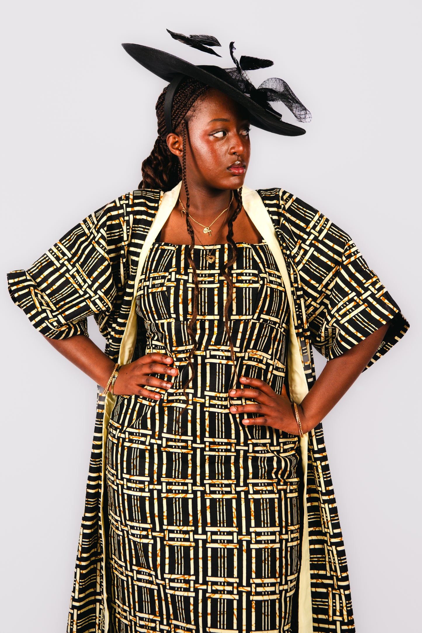 Anais 2-piece Sleeveless Dress With Kimono