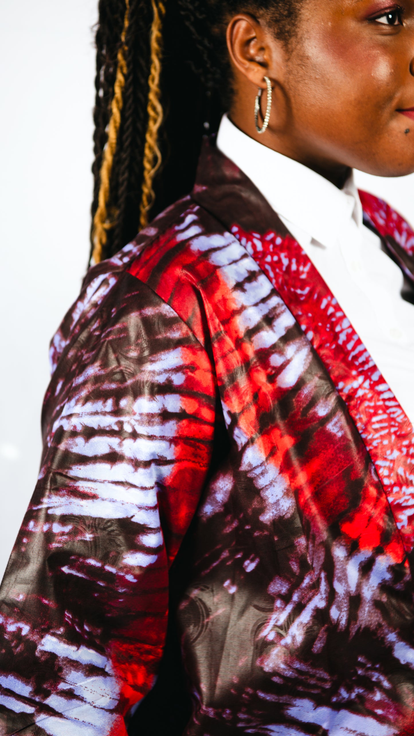 Anayah Red Print Kimono