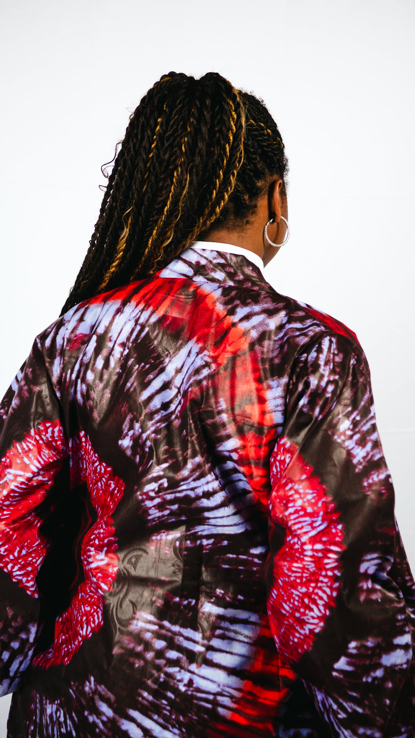 Anayah Red Print Kimono