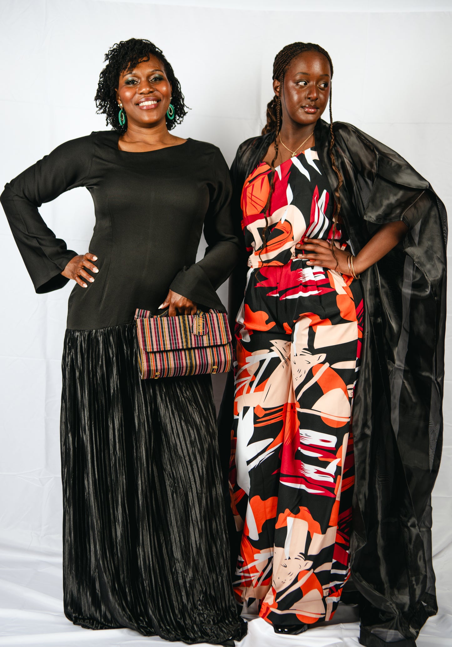Tehillah 3-piece Trousers and Top with Organdy Kimono