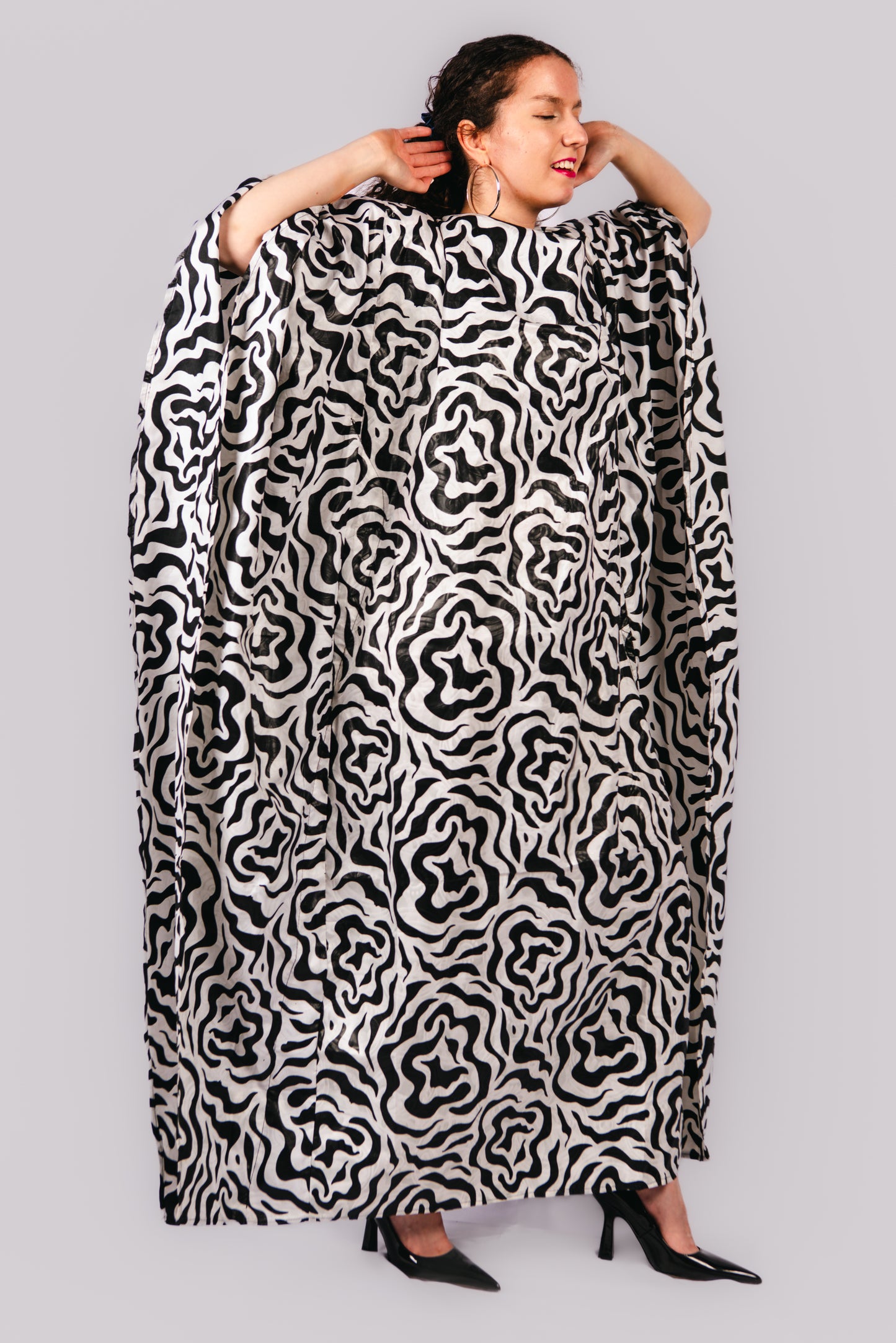Alizah Zebra Print Maxi Dress