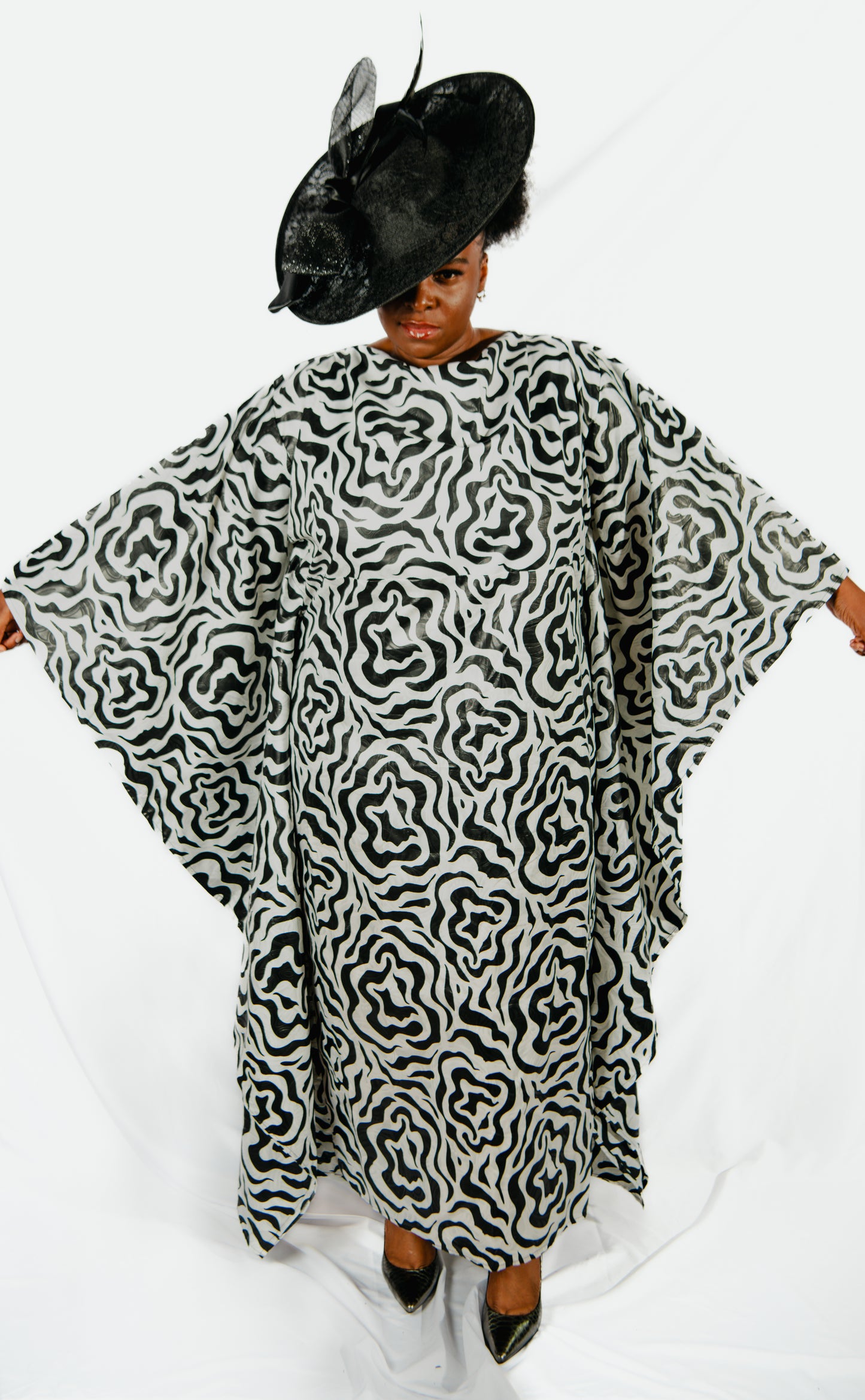 Alizah Zebra Print Maxi Dress