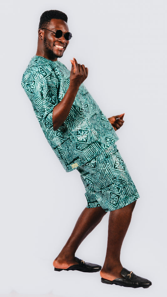 Theda 2 Piece Unisex Short and T-shirt