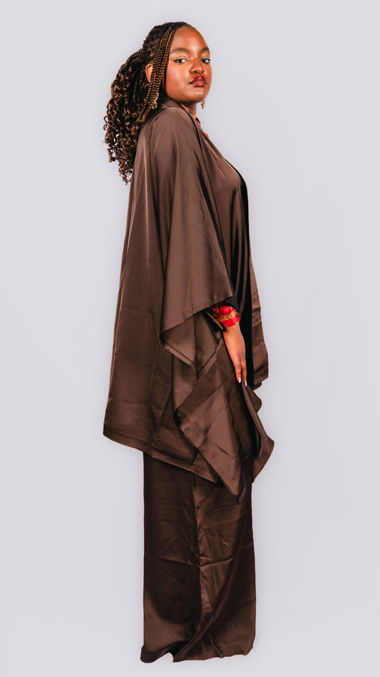 Atarah 2 Piece 2 Colours Wide Leg Trosuers With Kimono