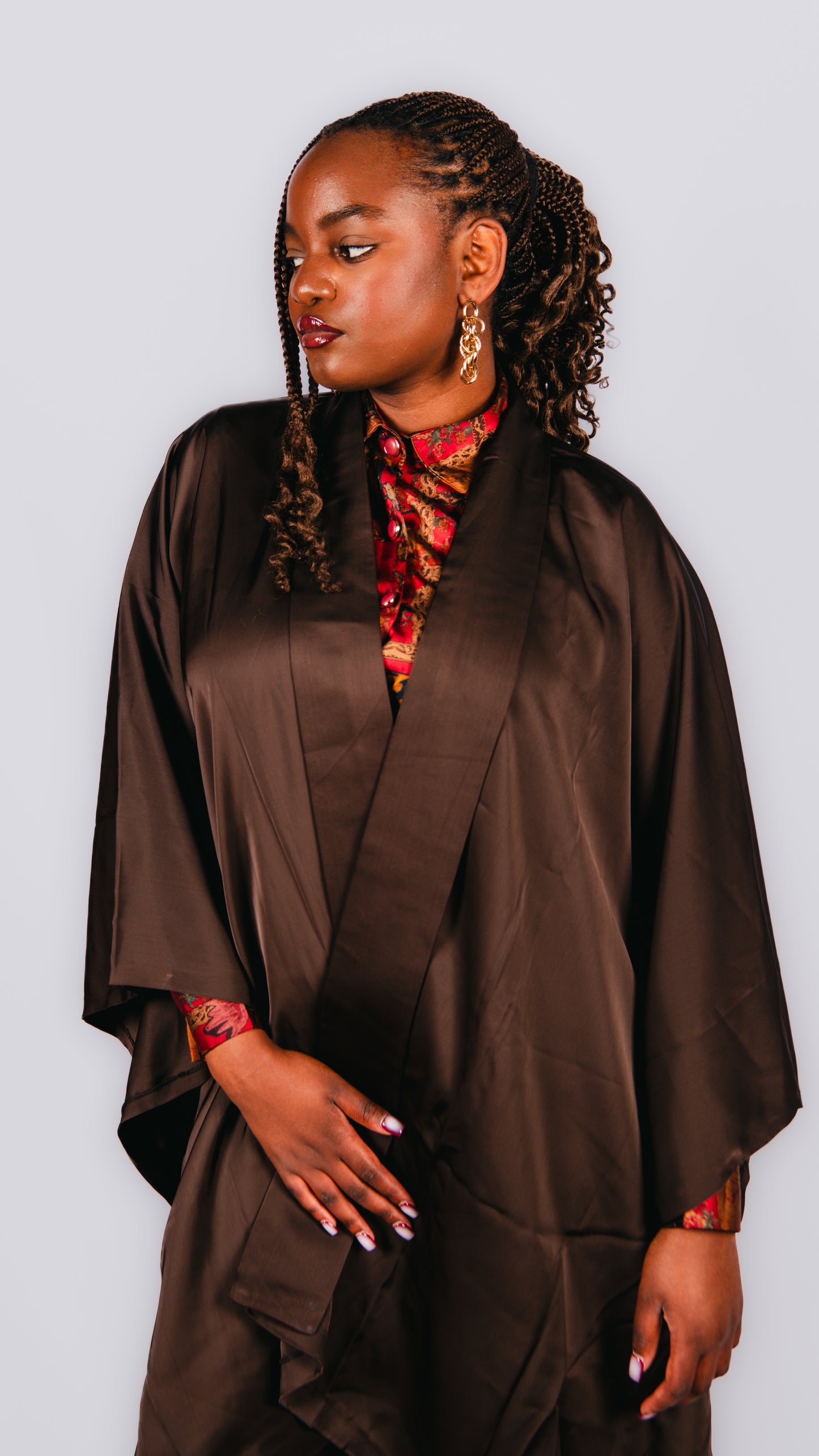 Atarah 2 Piece 2 Colours Wide Leg Trosuers With Kimono