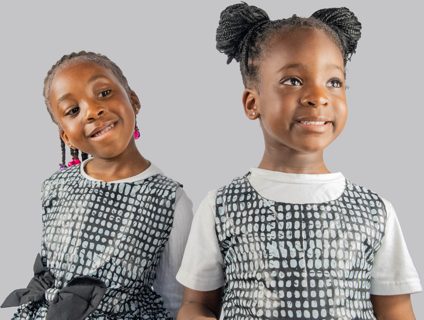 Ciela Midi Black & White Checkered Dress