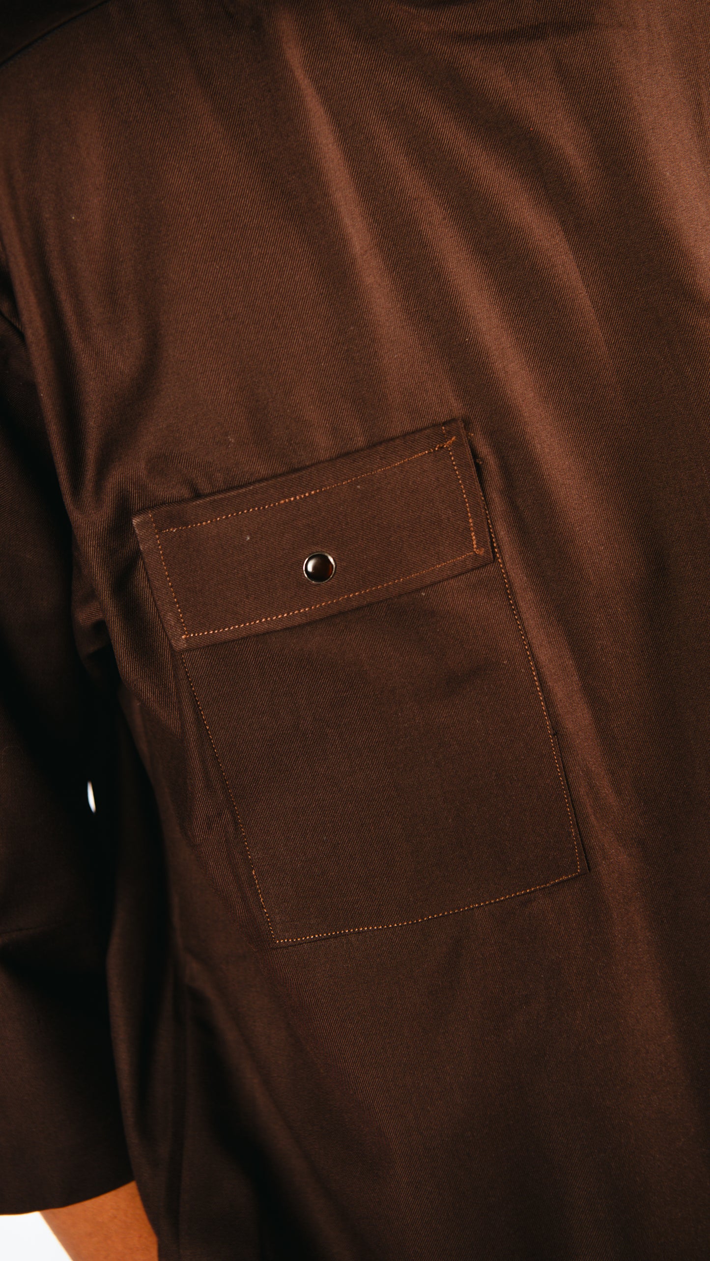 Manuél brown 2-piece trouser and layered top