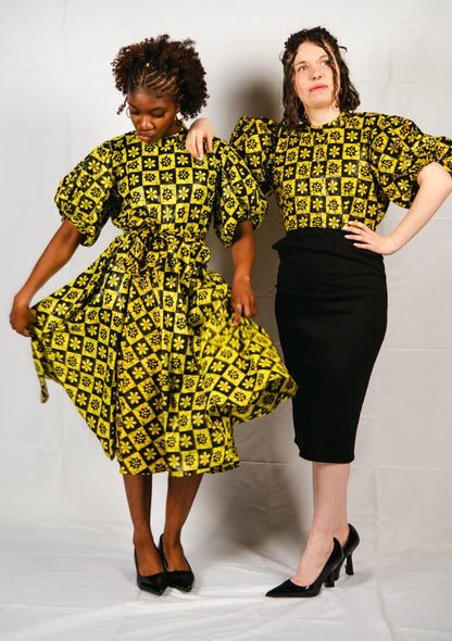 Yina Midi Skater Dress