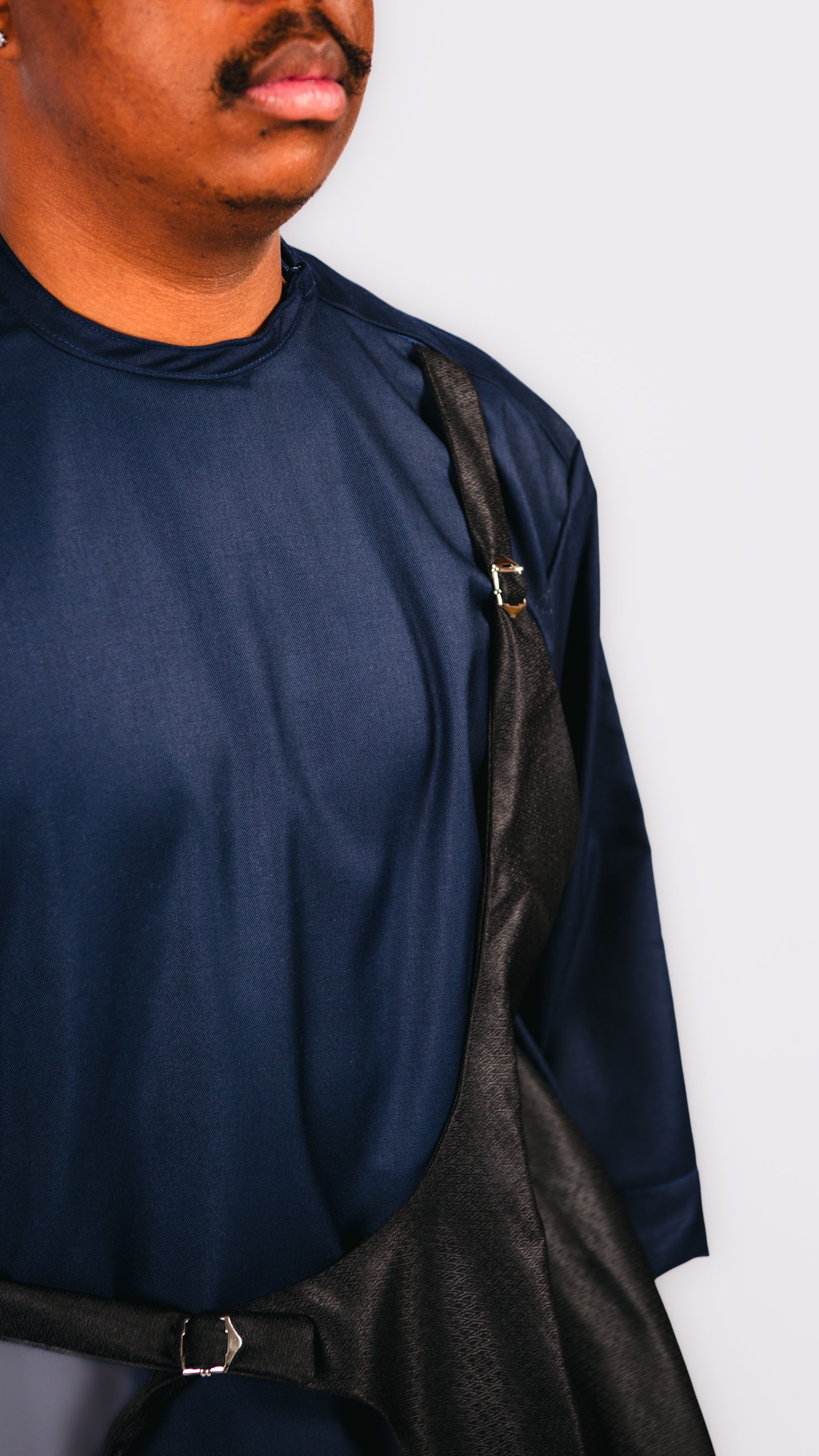 Donato 2-piece belted Top with Trousers