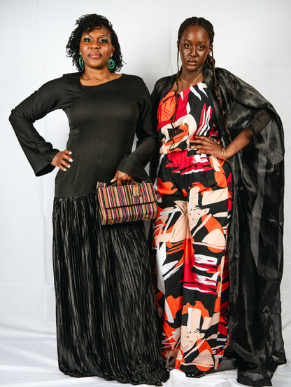 Tehillah 3-piece Trousers and Top with Organdy Kimono