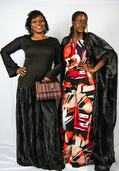 Tehillah 3-piece Trousers and Top with Organdy Kimono