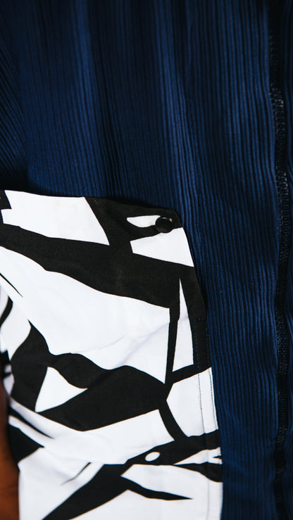 Adriel Joggers and Sleeveless/Multipocket Zipped Shirt