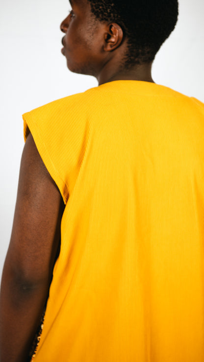 Adriel Joggers and Sleeveless/Multi-pocket Zipped Shirt