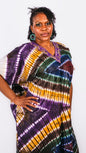 Nyasha Tye And Dye Midi Dress With Fringe