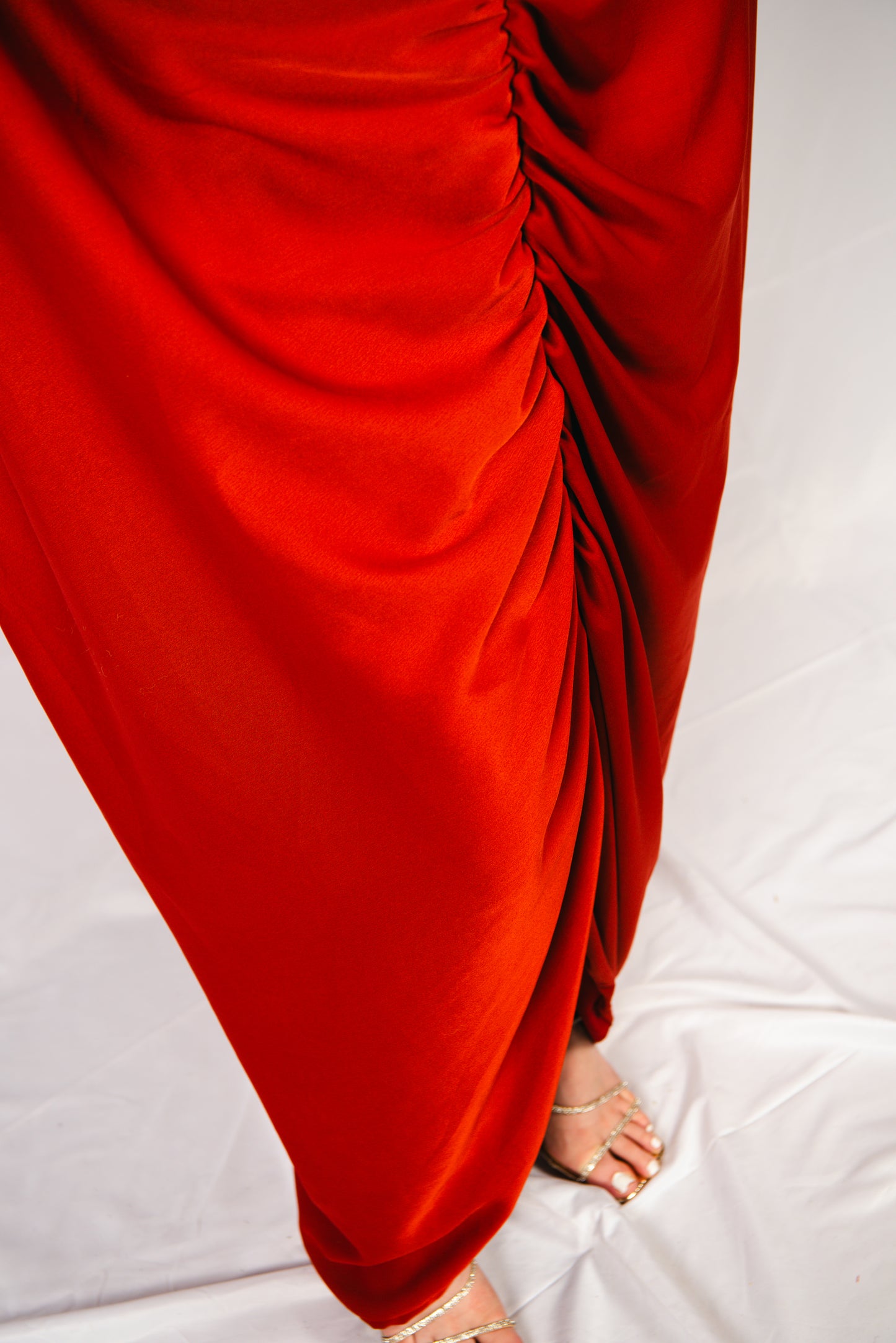 Fe Ruffled Oversize Maxi Dress