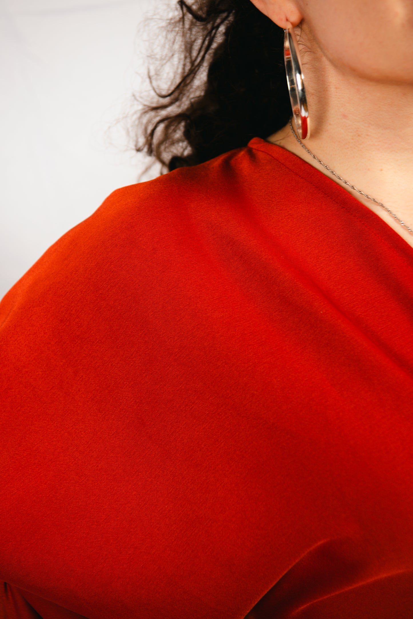 Fe Ruffled Oversize Maxi Dress