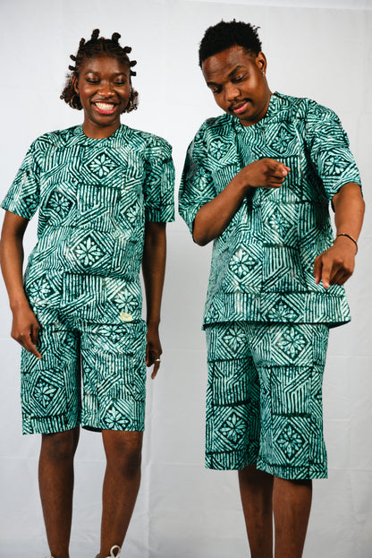 Theda 2 Piece Unisex Short and T-shirt