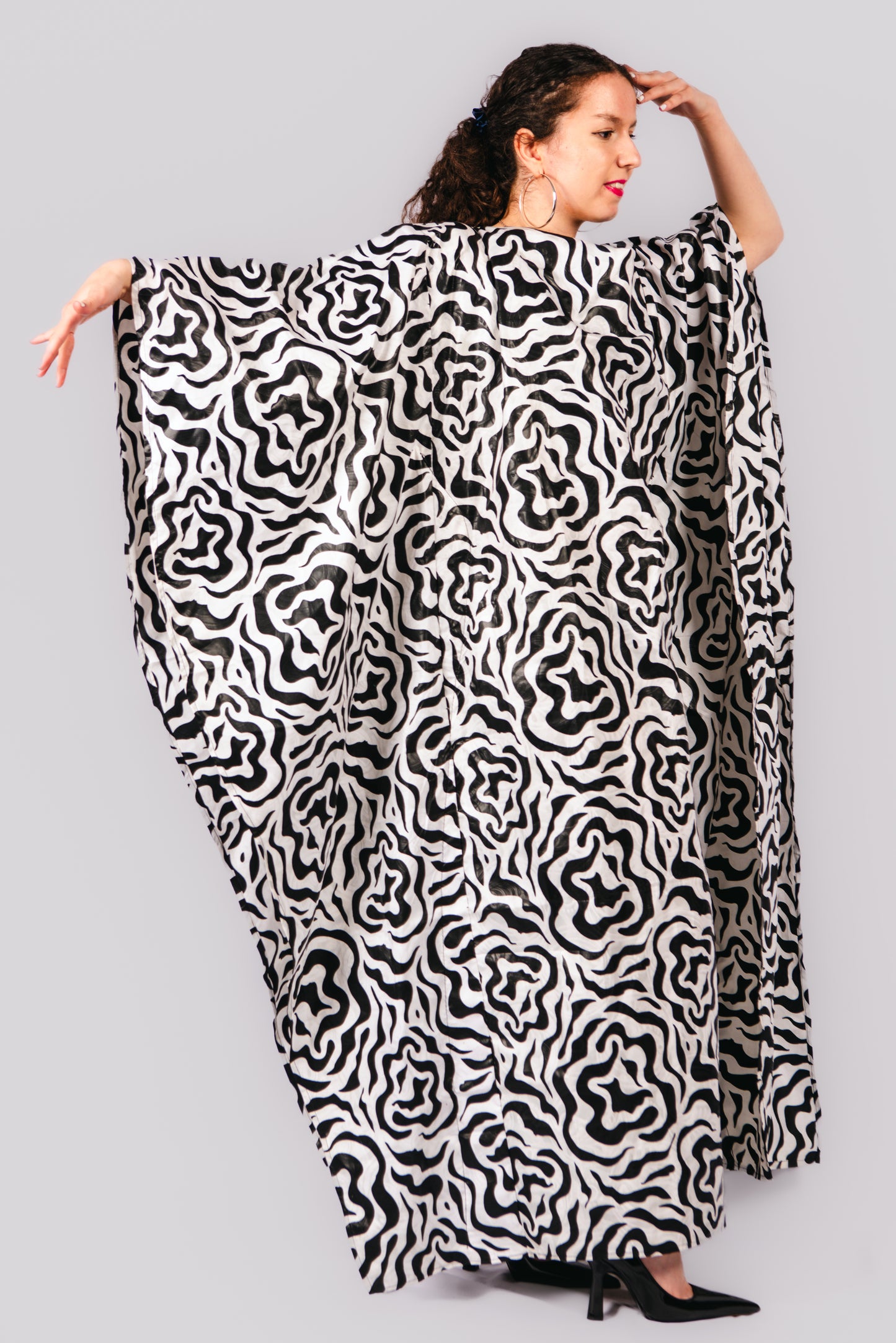 Alizah Zebra Print Maxi Dress