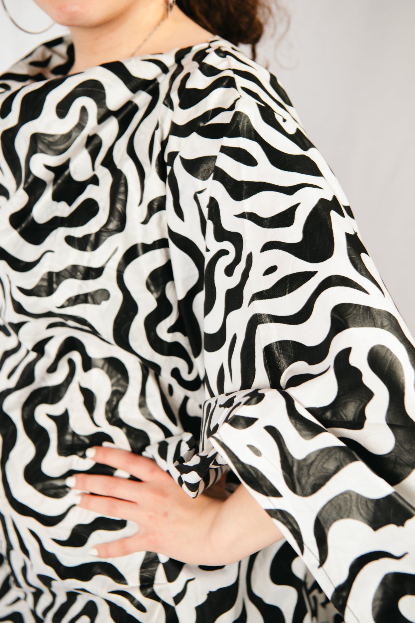 Alizah Zebra Print Maxi Dress