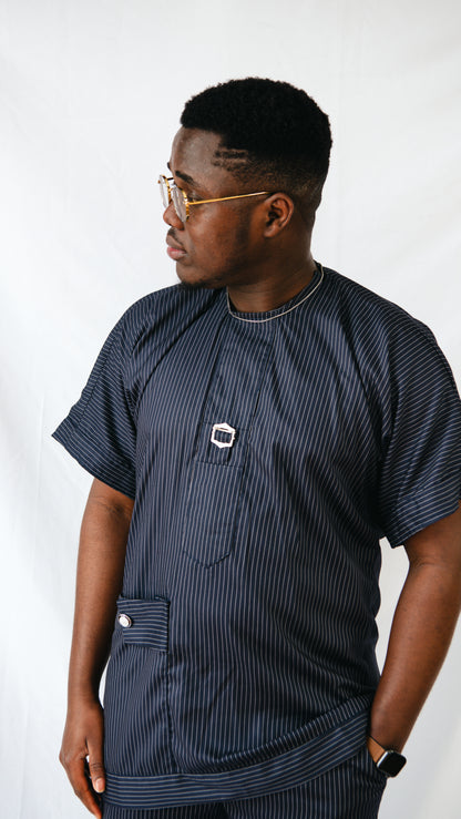 Eniola 2 Piece Stripped Trousers And Top