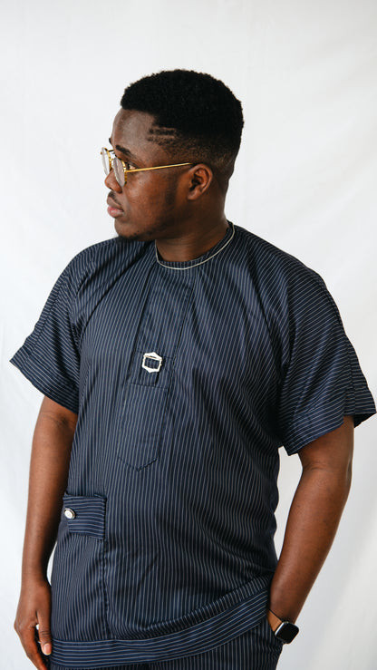Eniola 2 Piece Stripped Trousers And Top