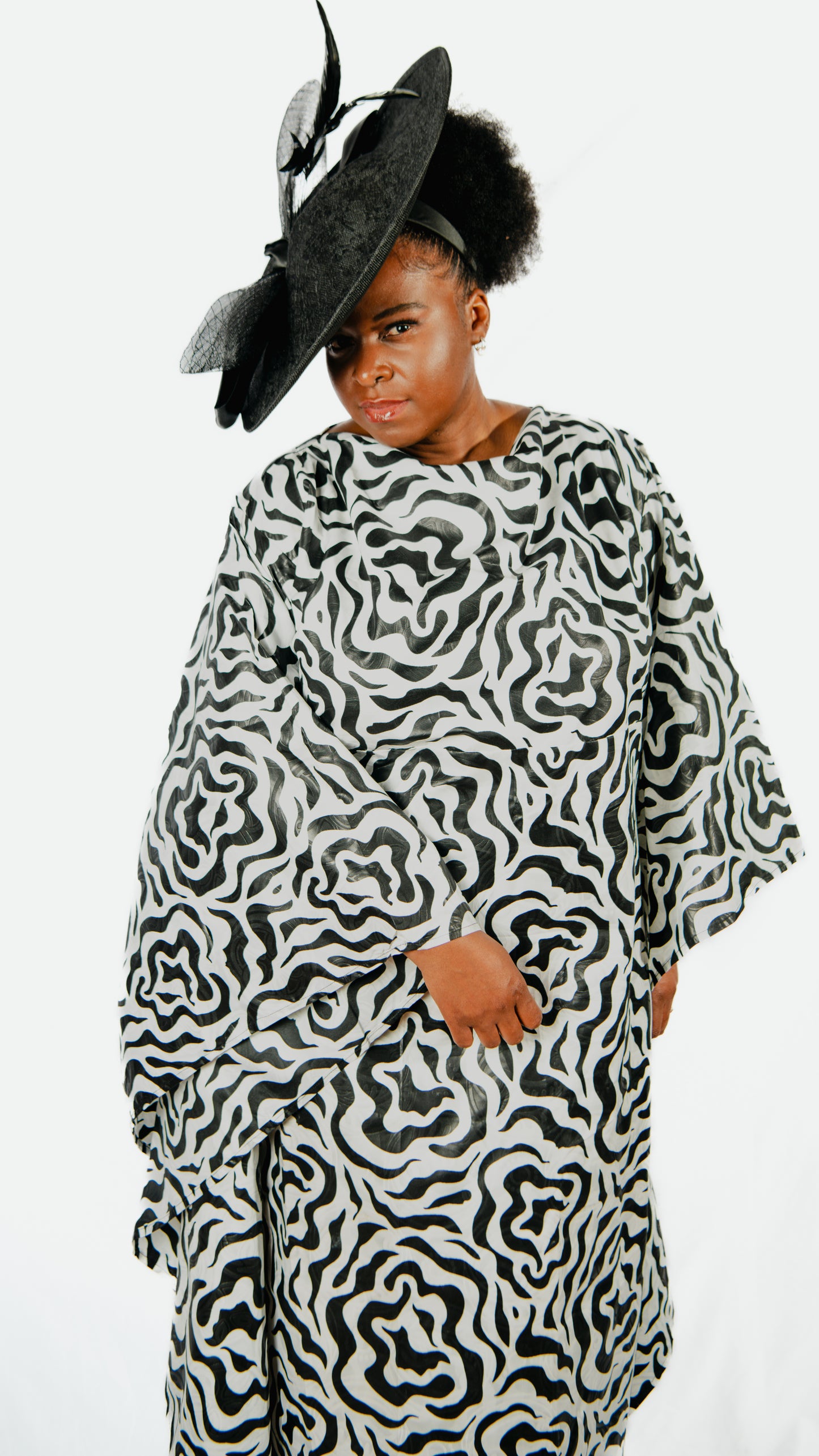 Sijuade Black Fascinator