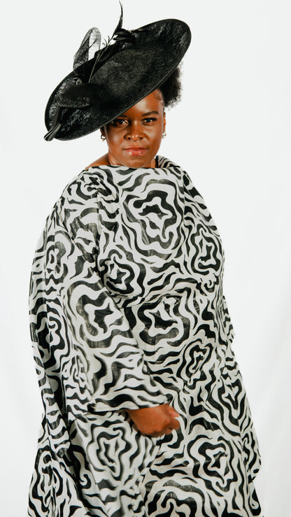 Sijuade Black Fascinator