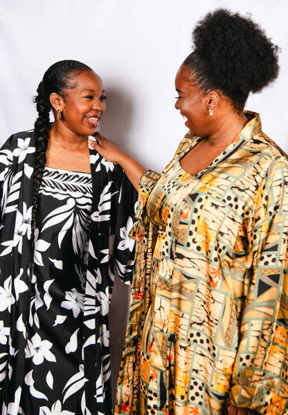 Sijuade 2 Piece Floral Maxi Dress And Kimono
