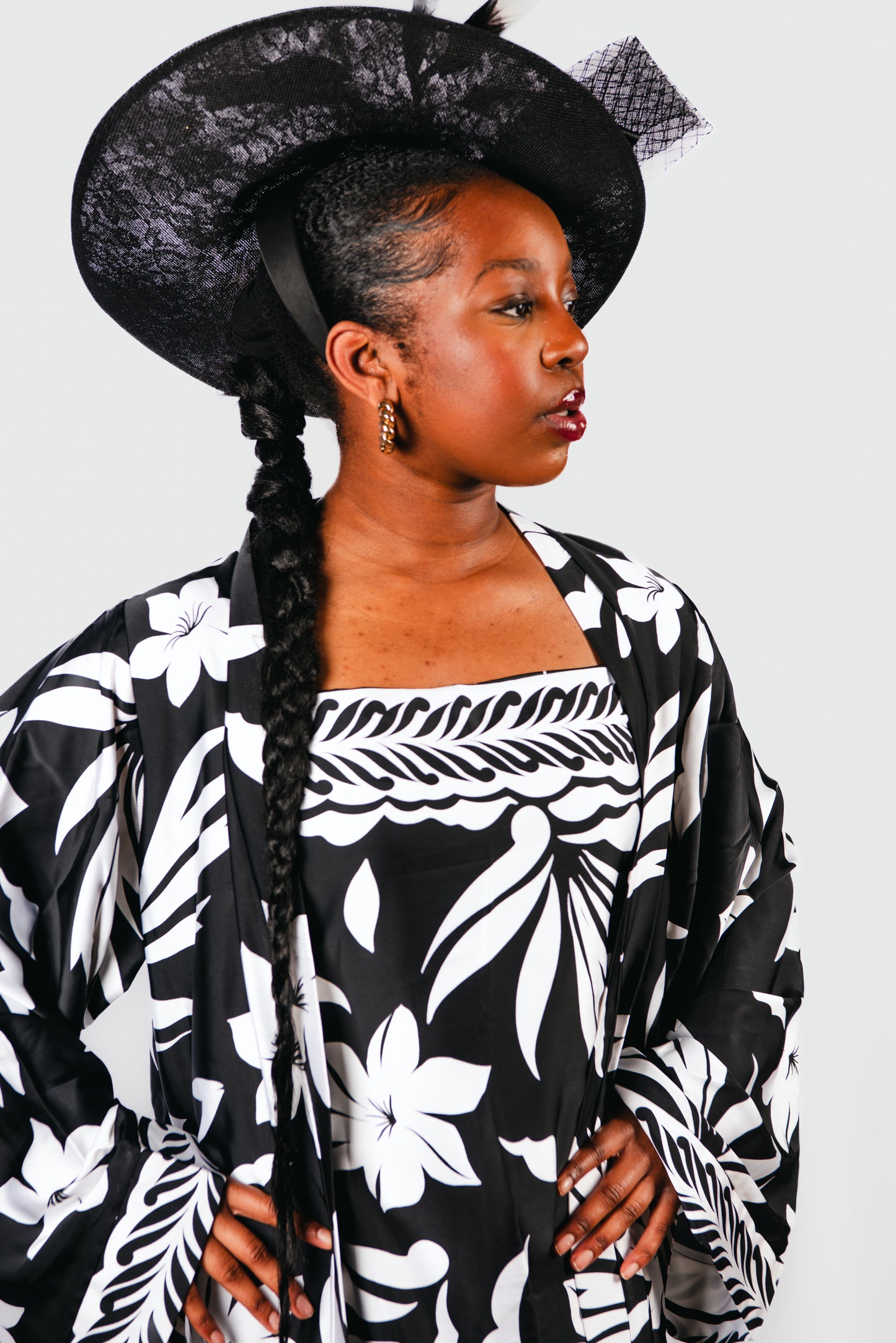 Sijuade Black Fascinator