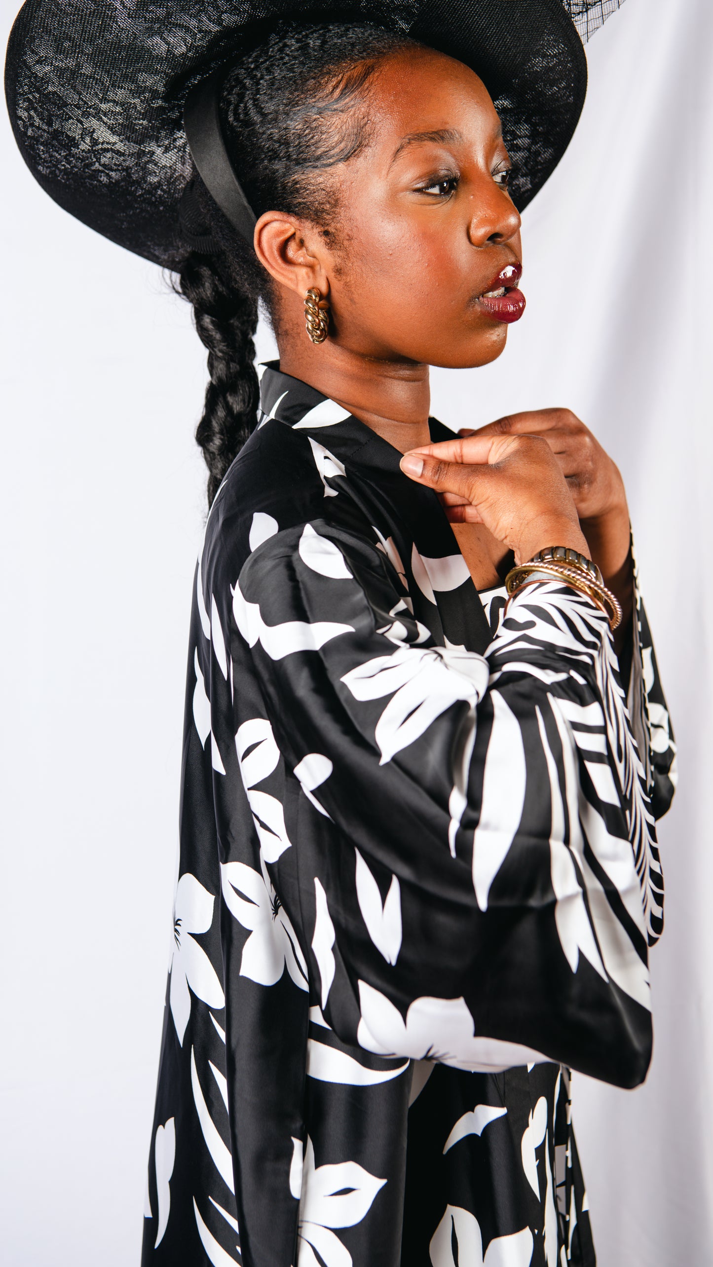 Sijuade Black Fascinator