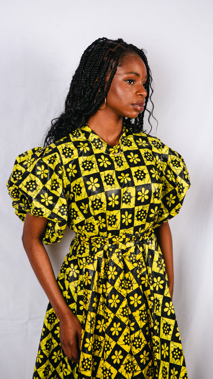 Yina Midi Skater Dress