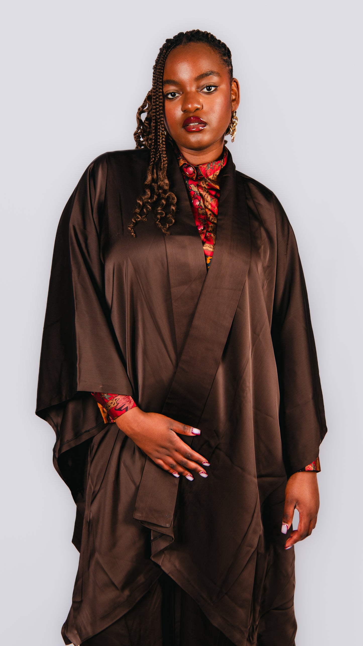 Atarah 2 Piece 2 Colours Wide Leg Trosuers With Kimono