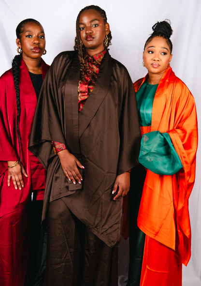 Atarah 2 Piece 2 Colours Wide Leg Trosuers With Kimono