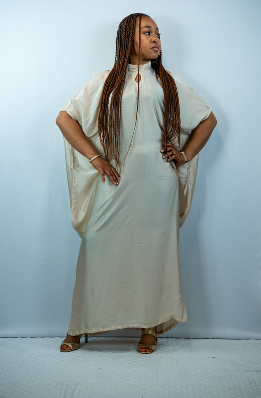 Sabaoth Beige Maxi Dress