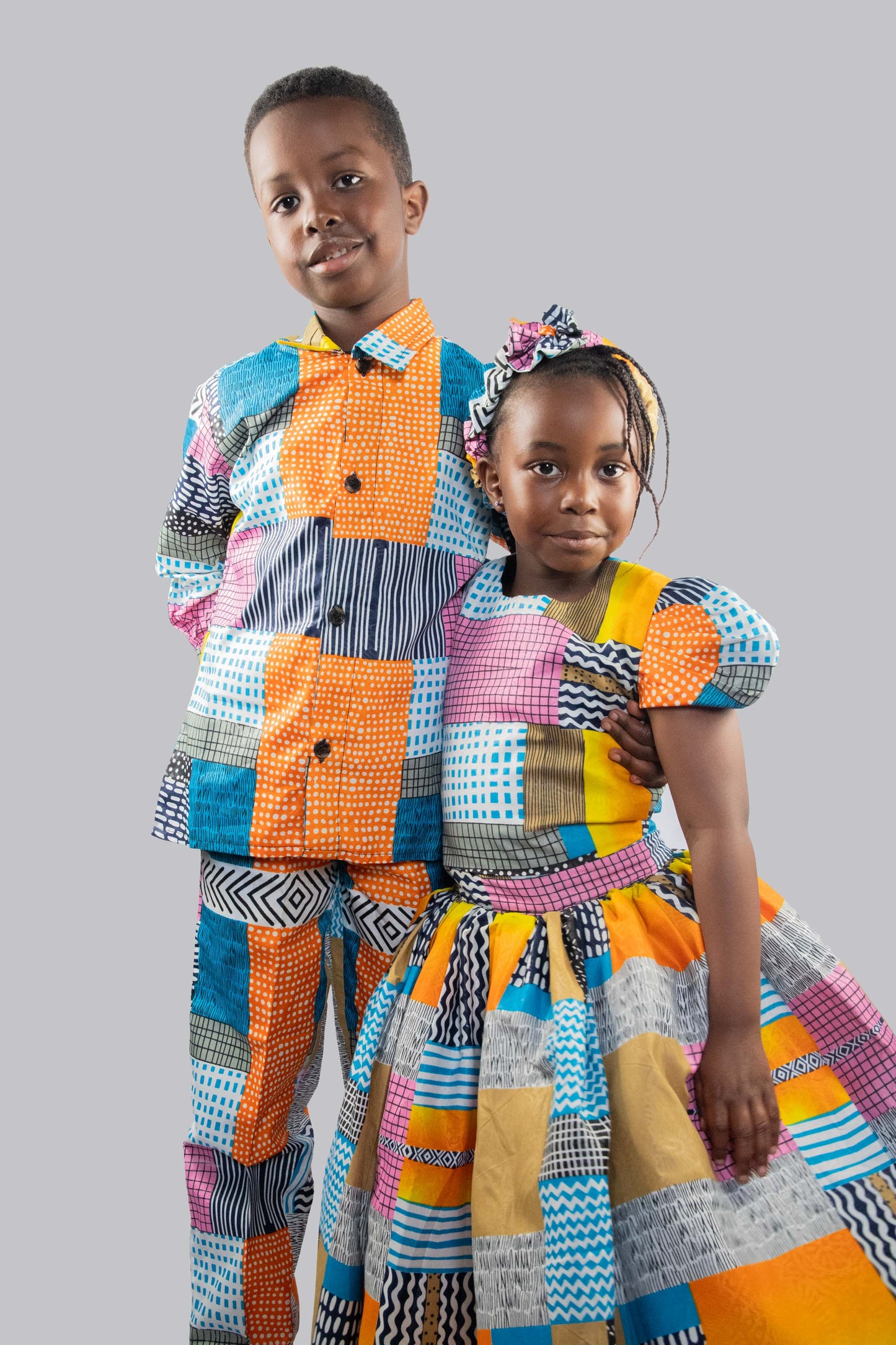 Nala 2 Piece Patchwork Print Trousers and Shirt