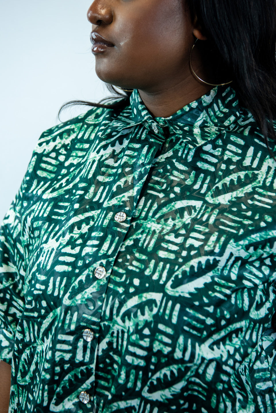 Tendai Green 2 Piece Straight Leg Trouser and Shirt