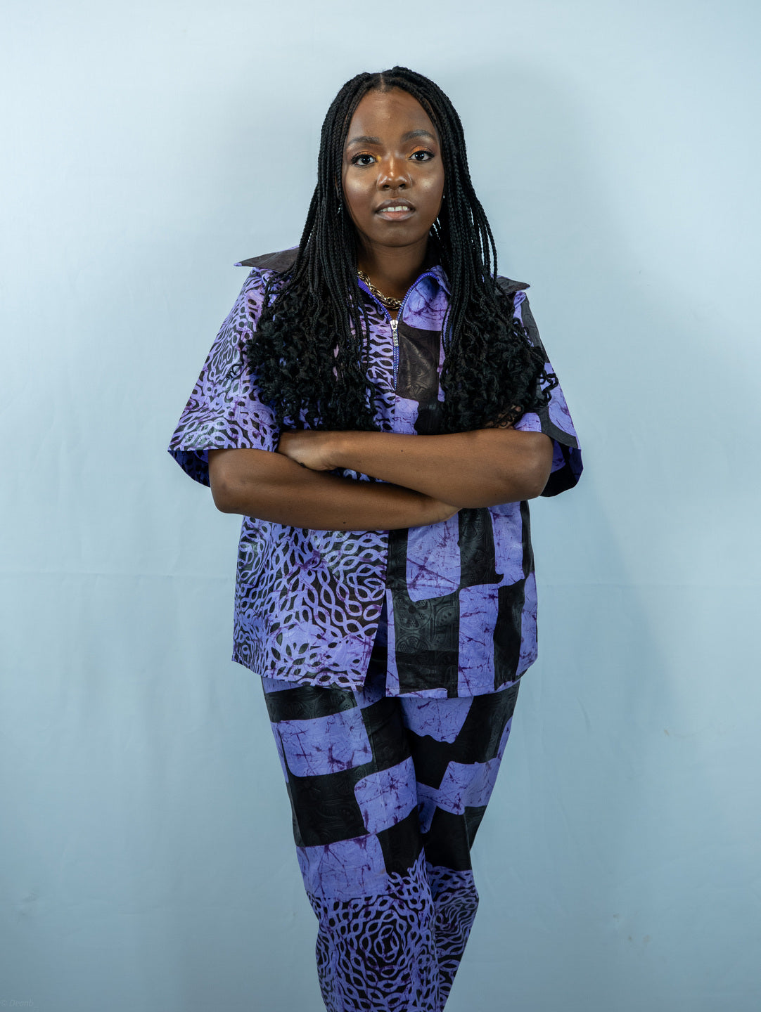 Thandiwe 2 Piece Straight Leg Trousers and Shirt